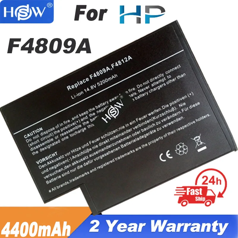 

14.8V 4400mAh F4809A F4812A Laptop Battery for Hp Compaq Presario 2102 2103 2105 2107AP 2108 2120 Evo N1010V Series HSTNN-DB13