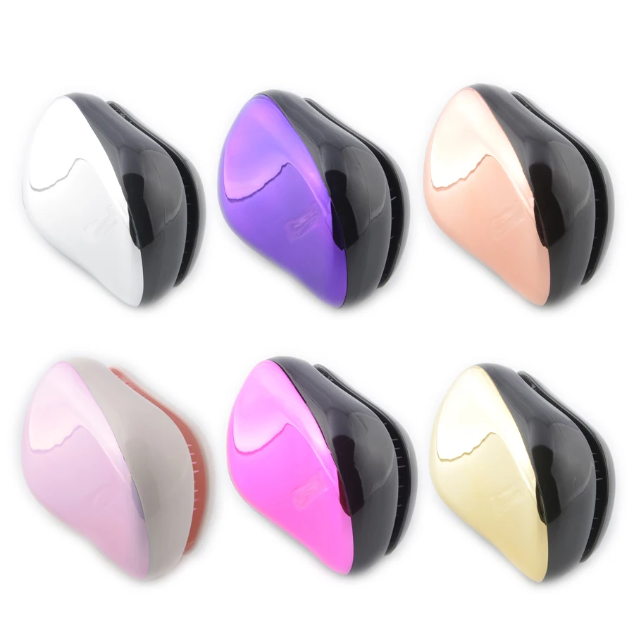

1pc New Colors Portable Detangling Hair brush Detangle hair comb for children portable size with case reduce hair loss Cute