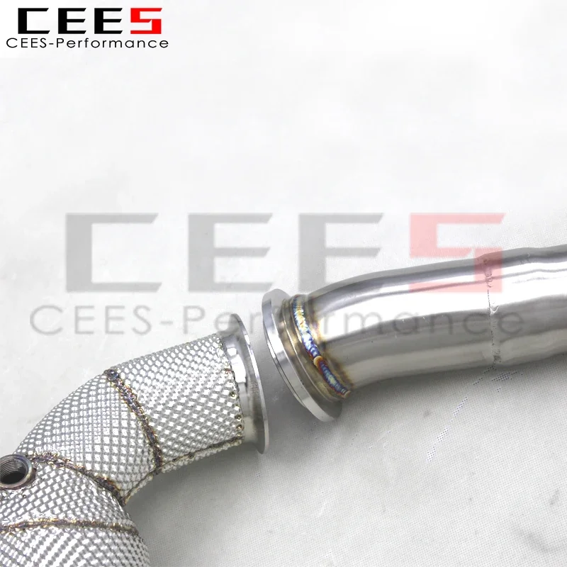 Выхлопные трубы CEES для Porsche Panamera 971/971.2 2.9T 2017-2023 выхлопная система из нержавеющей