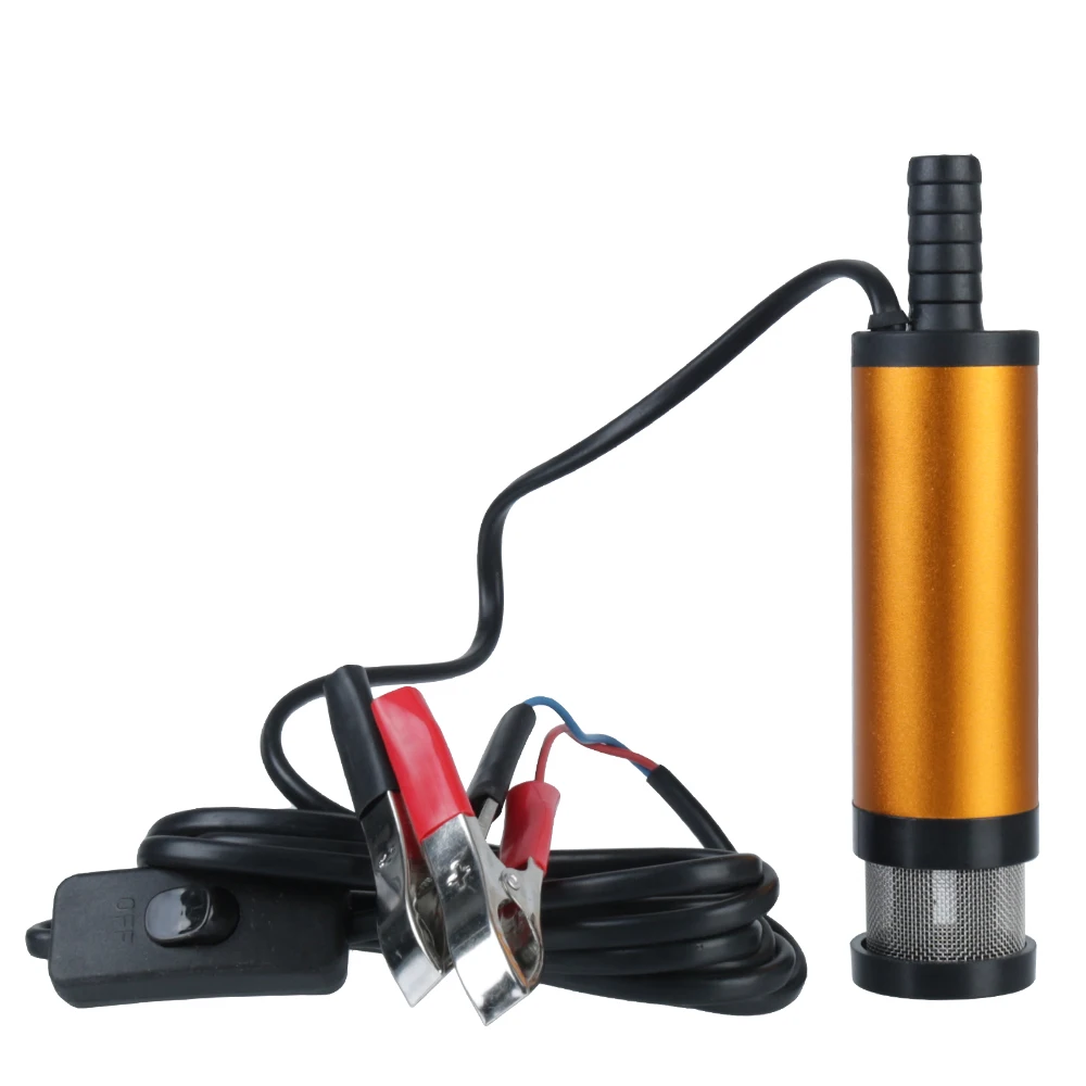 12В 12л/мин топливный насос для перекачки дизельного масла водяной погружной мини