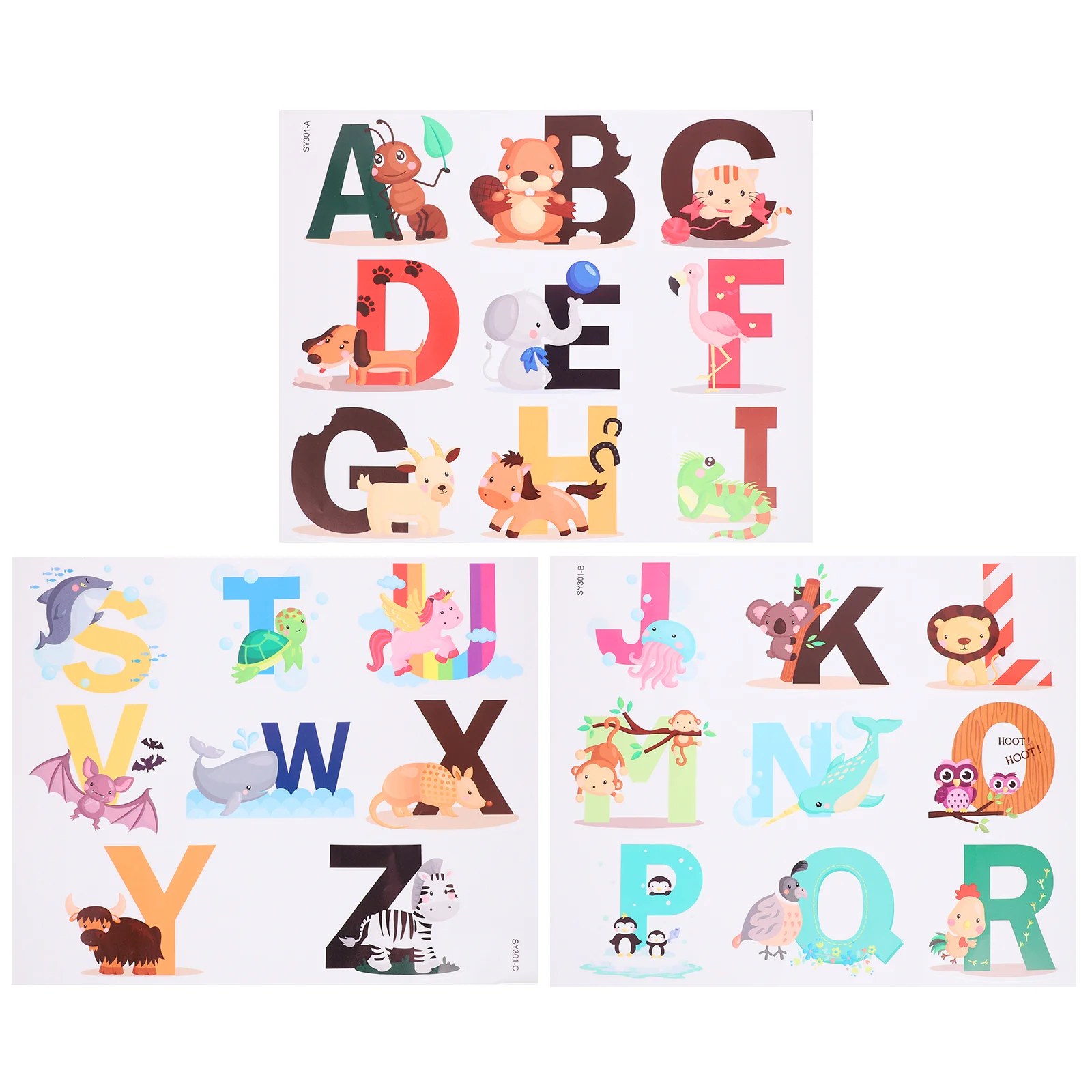 

Bath Toys English Letters Animal Alphabet Sticker Recognize Early Education Educational Arabic Decals EVA Puzzle
