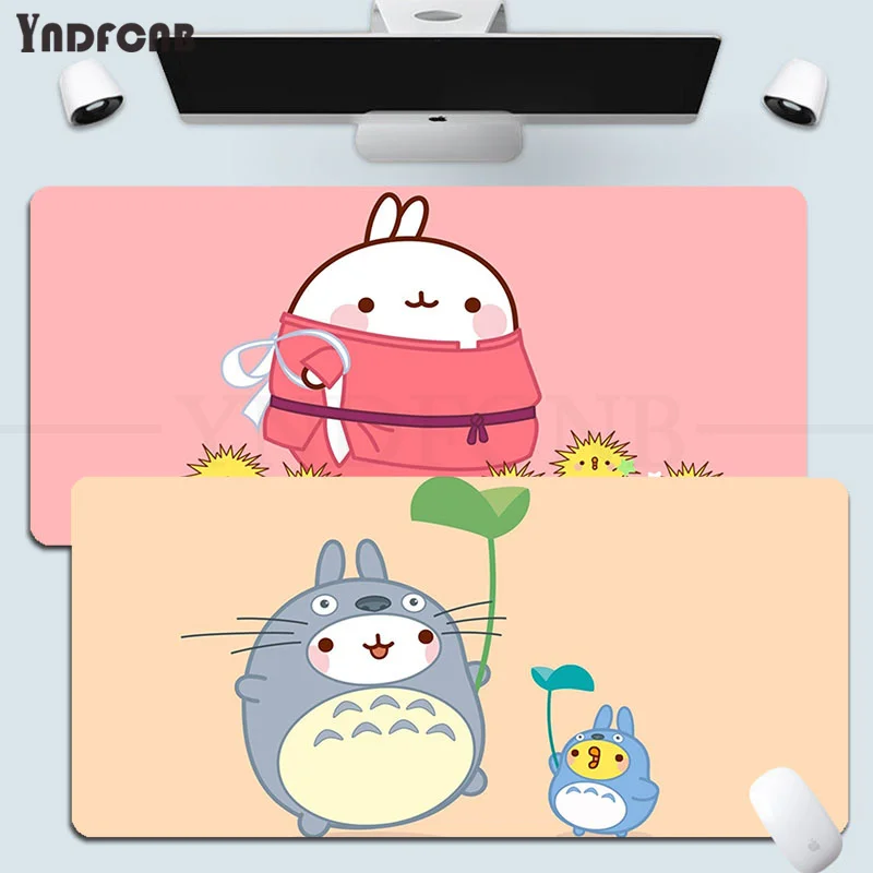 

Большой Настольный коврик Molang XXL, студенческий коврик для мыши, геймерский коврик для клавиатуры, игровой коврик для ПК, геймерский коврик д...