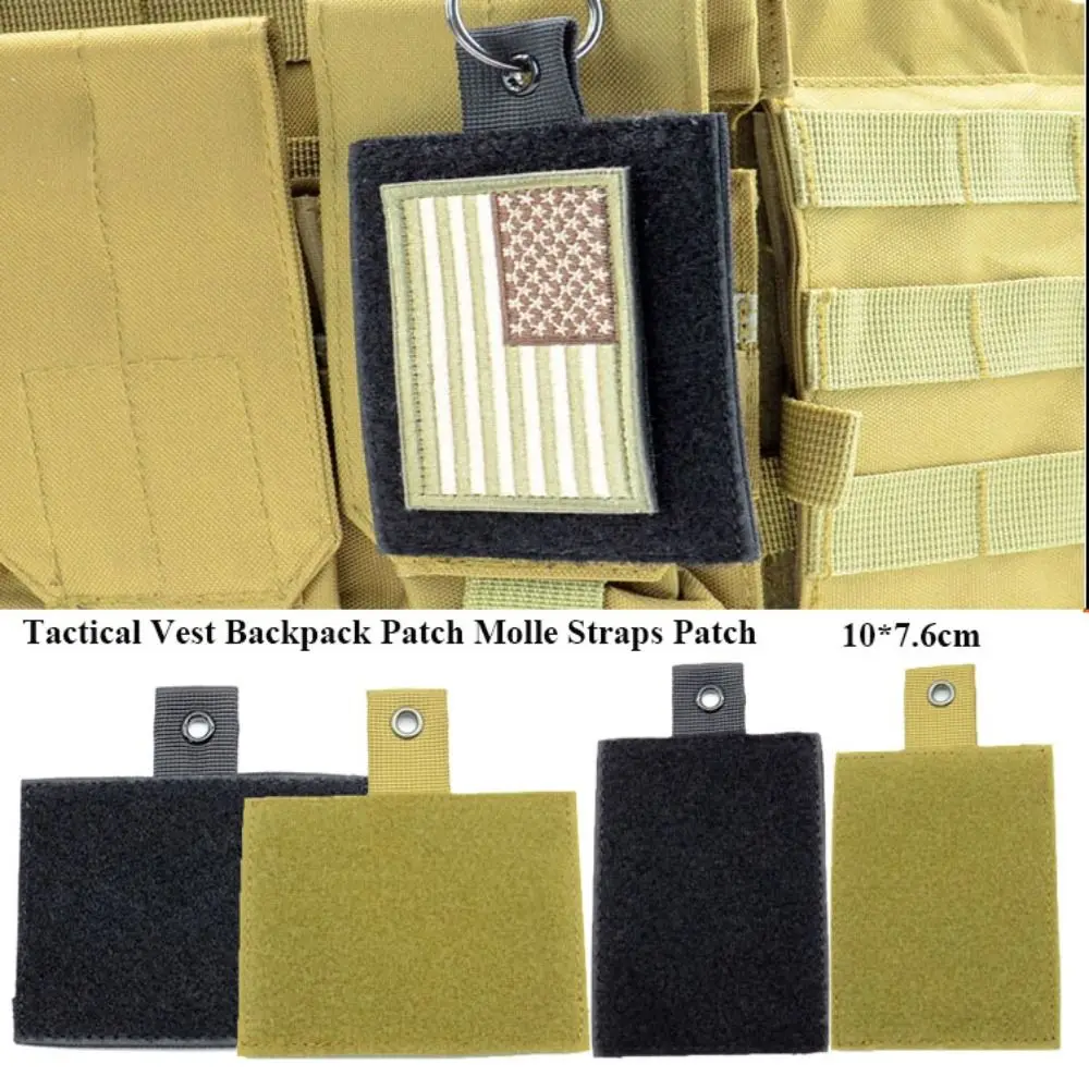 

1000D nylon Tactical Patch New 10*7.6cm 2 Colors Vest Backpack Patch Converter Ribbon Attching ID Patches