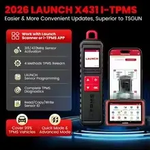 Фото 2026-LAUNCH X431 I-TPMS Диагностический инструмент для измерения давления в шинах автомобиля, активное программирование датчиков 315/433 МГц для Android / X431 V (аналог TSGUN) №2