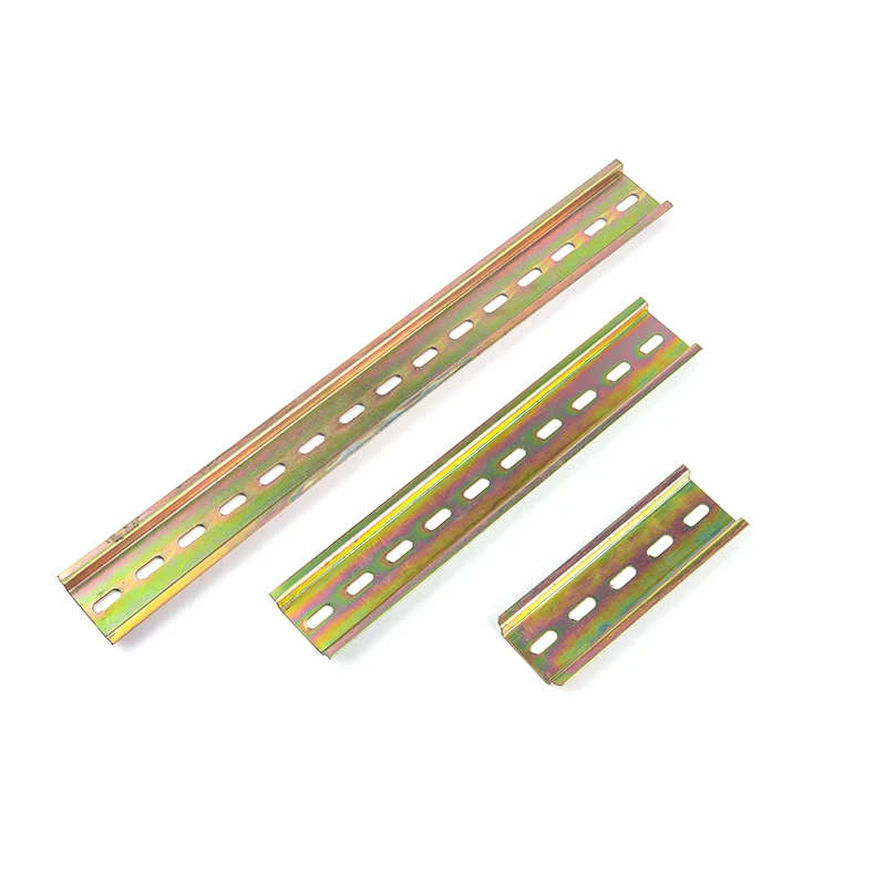 

Thickness 1mm NS35-S Steel DIN Rail For Mounting Terminal Block C45 DZ47 Relay Steel Material