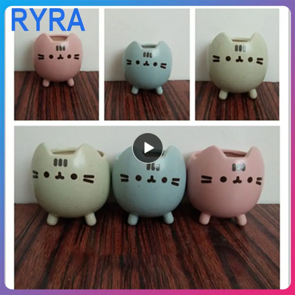 

Rounded Ornaments Cartoon More Meat Mini Flowerpot Decoration Smooth Fine Potted Plant Ceramics Household Plants Delicate