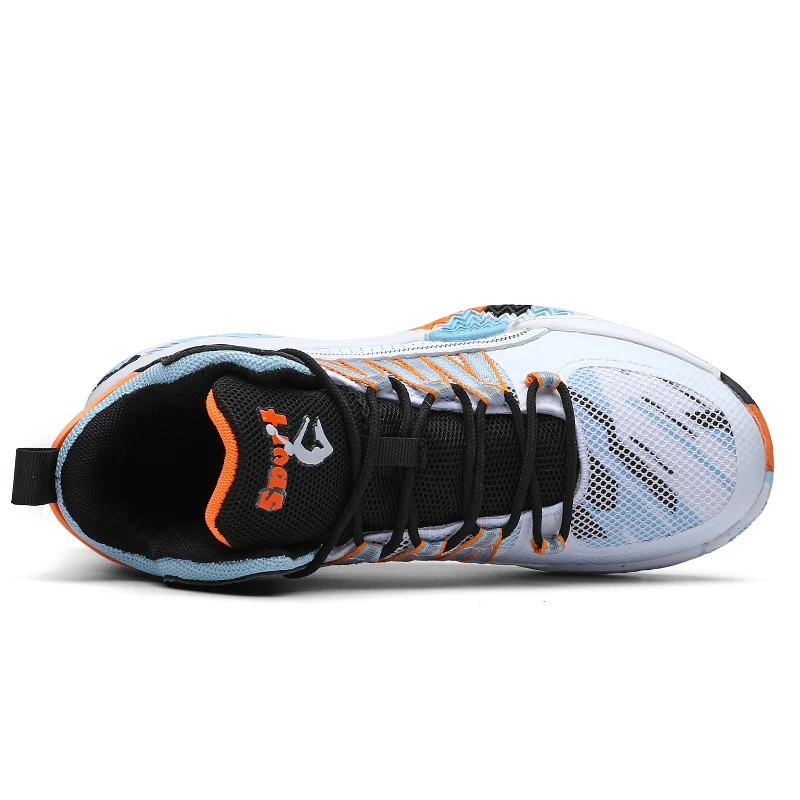 Men's Basketball Shoes Breathable Anti-skid Wear-resistant Sports Basketball Shoes Outdoor Sports Shoes Fitness Sports Shoes
