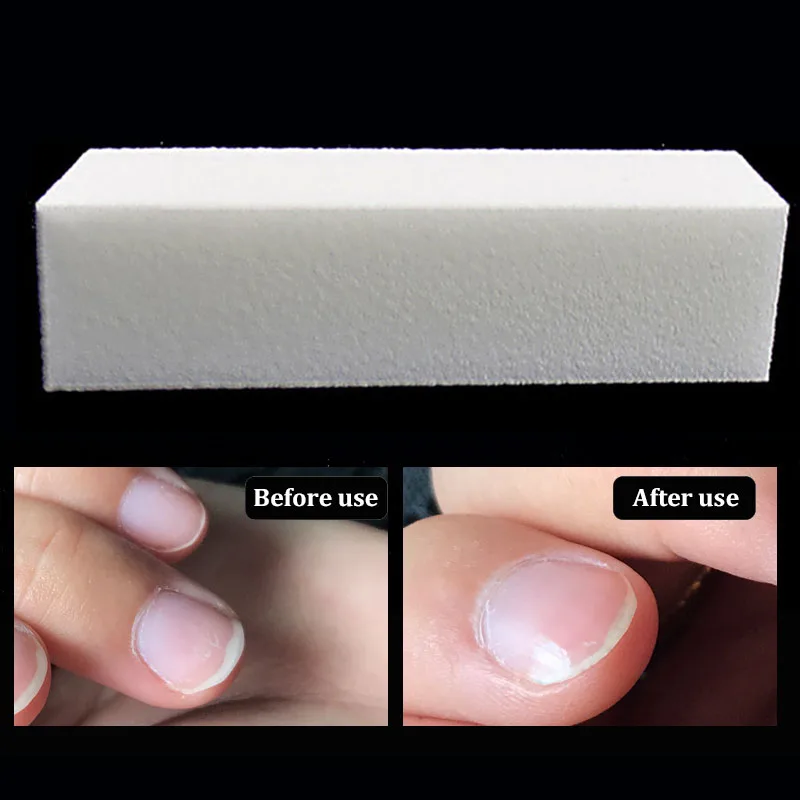 

hot sale 3pcs White Forms For Sanding Files Block Pedicure Manicure Care Buffer massageTools