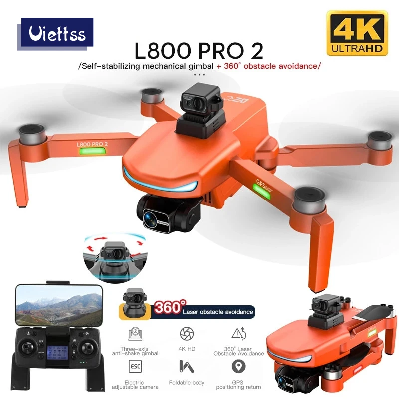 

Drone Obstacle Avoidance Pro2 Gimbal With Motor Professional Camera 3-axis Quadcopter Dron Brushless