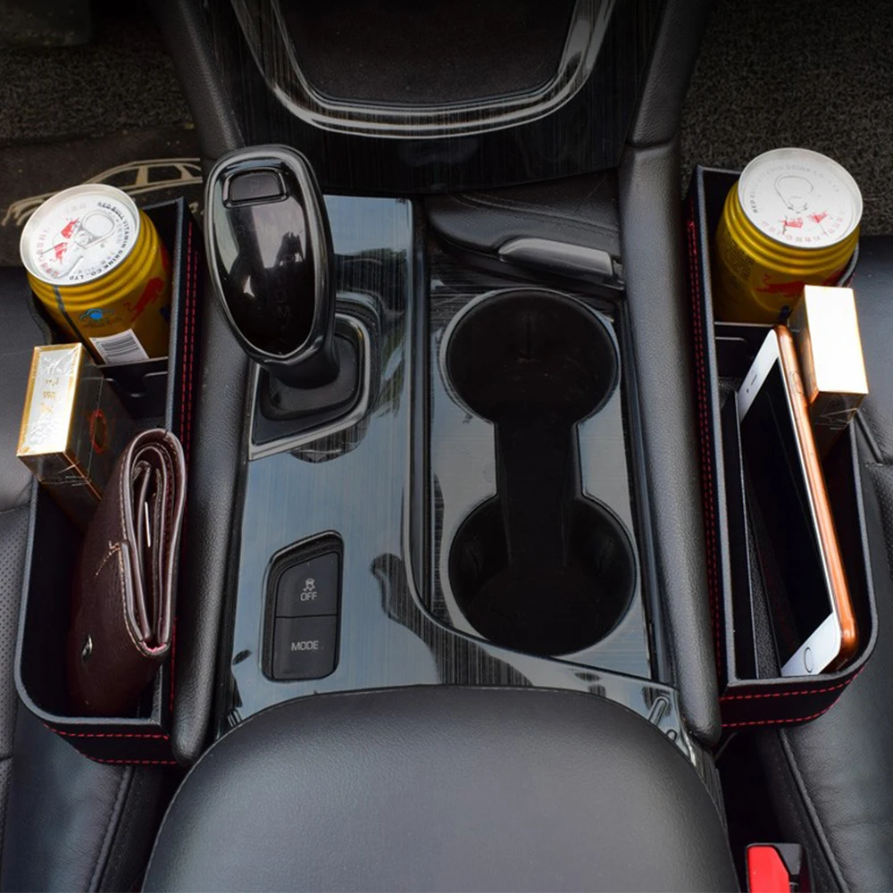 

Car Seat Organizer Storage Box Leather Cup Holder For Porsche Cayenne Cayman Macan Panamera 997 996 958 955 Taycan 986 991 911