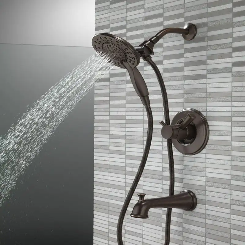 

MonitorÂ® 17 Series Tub and Shower Trim with In2itionÂ® Two-in-One Shower in Venetian Bronze T17493-RB-I
