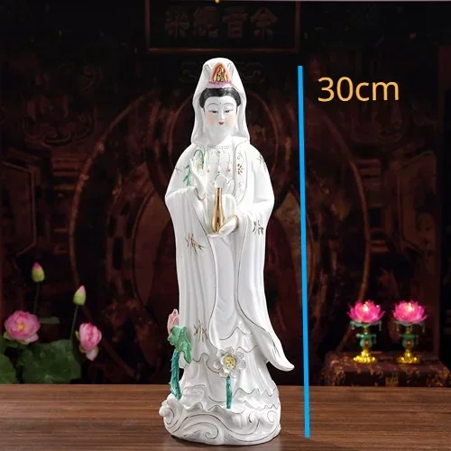 

Керамическая статуя Куань Инь 30 см