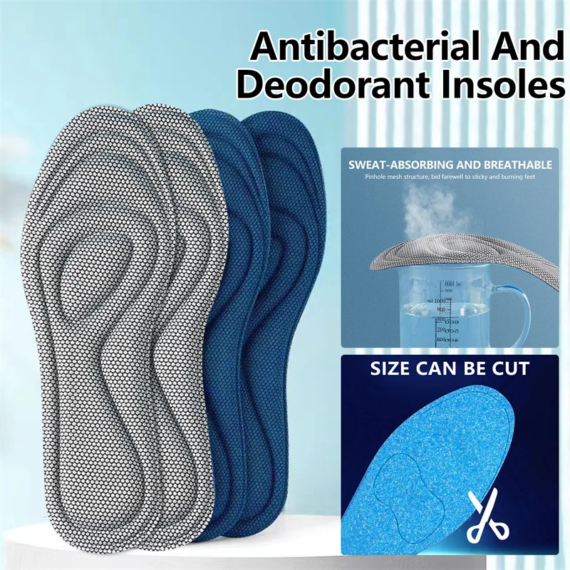 

Memory Foam Orthopedic Insoles Shoes Antibacterial Deodorization Sweat Absorption Insert Sport Shoes Running Pads