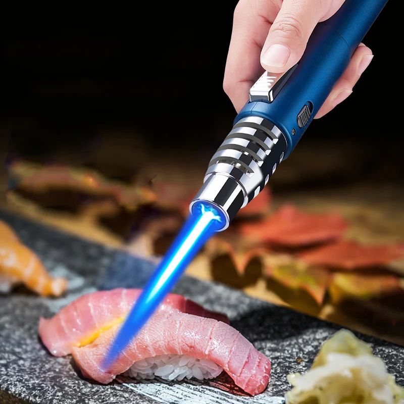

Windproof Gas Lighter Candle Strong Outdoor Gas Stove Gun Spray Butane Tube Kitchen Barbecue Metal Jewelry Welding Lighter