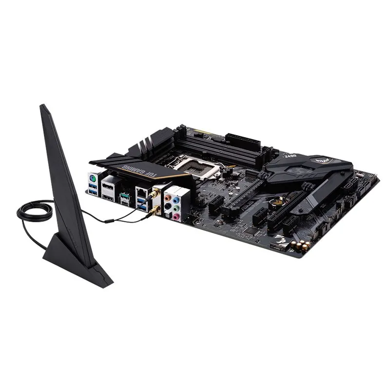 ASUS TUF GAMING Z490-PLUS Wi-Fi материнская плата Socket LGA 1200 использует Intel Z490 чип 4 × DDR4 DIMM PCI-E 3 0 2