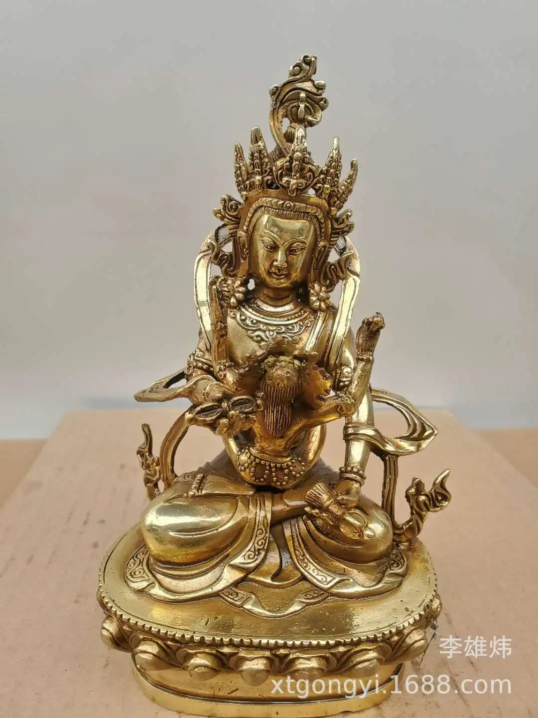 

Supply copper tantra happy Buddha copper vajrasattva tantric Buddha statue wholesale