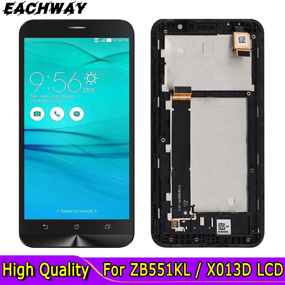 Новый ЖК-дисплей 5,5 дюйма для Asus Zenfone GO TV ZB551KL, ЖК-дисплей X013D, панель сенсорного экрана, дигитайзер, стеклянный сенсор в сборе для ZB551KL, ЖК-дисплей Новый ЖК-дисплей 5,5 дюйма для Asus Zenfone GO TV ZB551KL, ЖК-дисплей X013D, панель сенсорного экрана, дигитайзер, стеклянный сенсор в сборе для ZB551KL, ЖК-дисплей