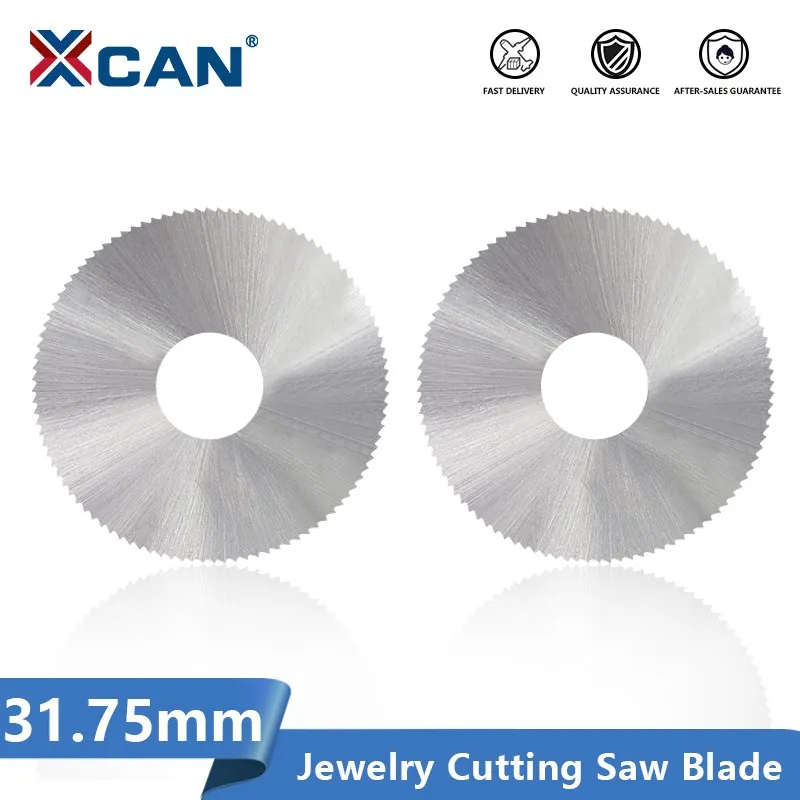 

XCAN HSS Mini Saw Blade 31.75x9.525mm 100 120T Circular Saw Blade for Jewelry Cutting High Precision Mini Jewelry Cutting Disc