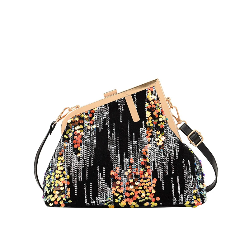 

Новая Стильная дизайнерская Роскошная Брендовая женская сумка через плечо с блестками, вечерняя сумка-тоут через плечо, кошельки, сумки, ранец