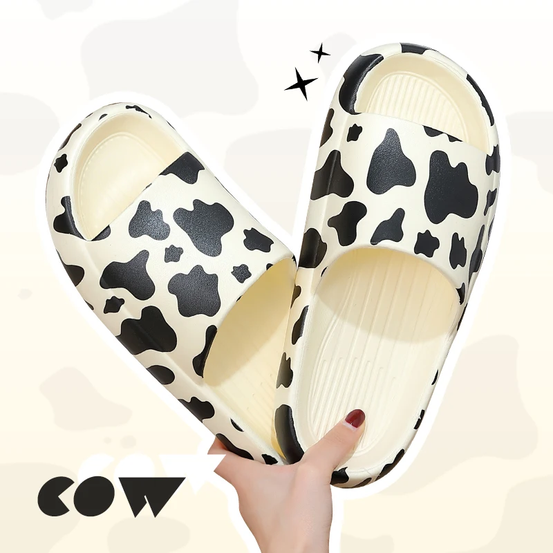 Шлепанцы мужские летние бычья кожа Нескользящие пляжные сандалии на платформе