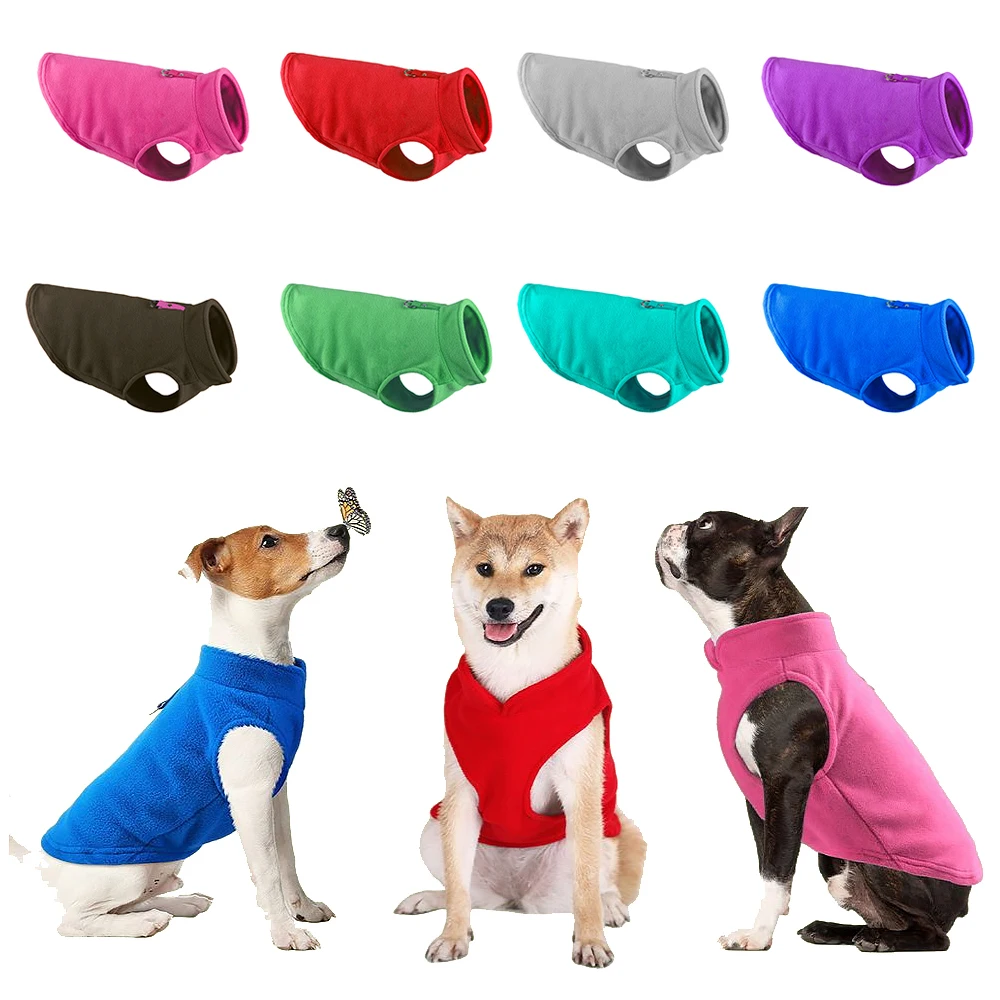 

Chihuahua Small For Dogs Puppy Costumes Vest Fleece French Jacket Clothing Dog Clothes Pug Winter Yorkie Kitten Coat Pet Bulldog
