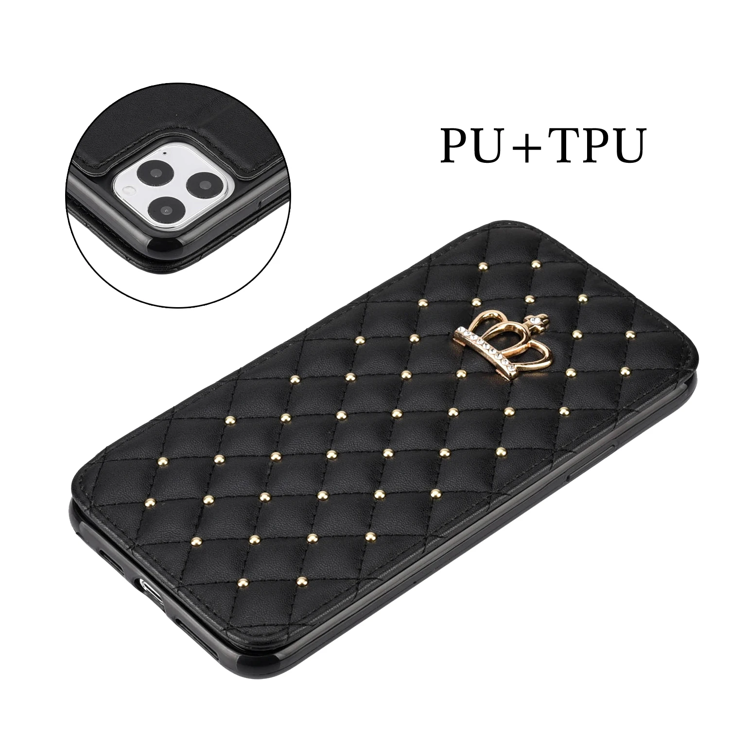 Leather Flip Case For Galaxy S20 Plus S21 Ultra S20FE S10E 5G S9 S8 S7 Edge S6 S5 Phone Protector Wallet Cover Card Slots Stand