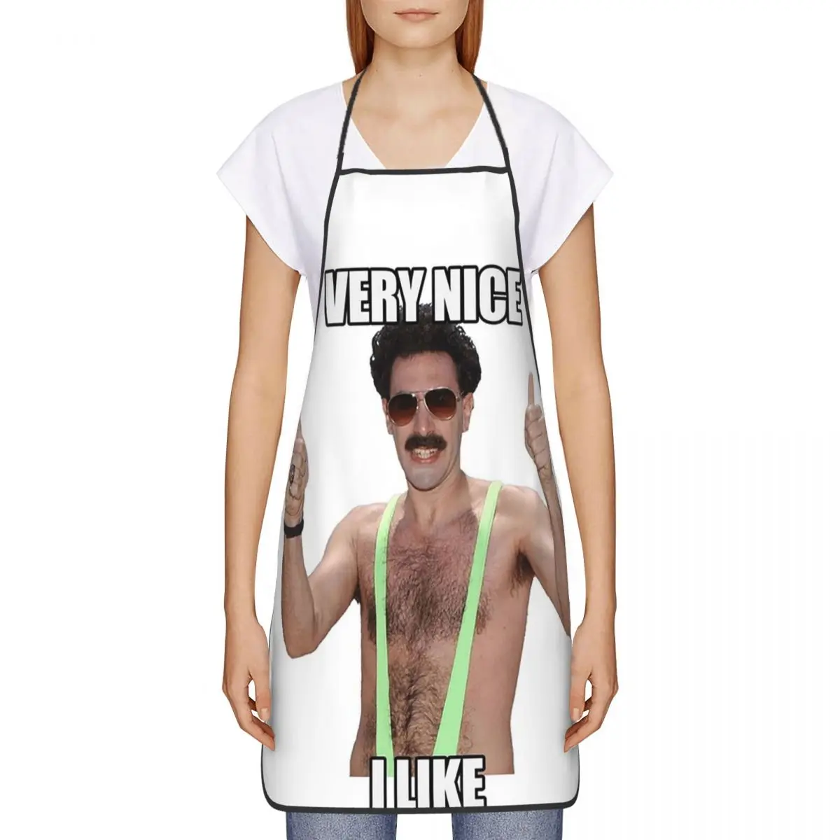 Копия Borat очень красивая мне нравится искусственная готовка фартук для выпечки