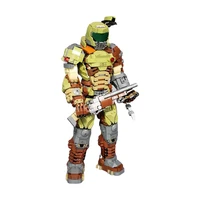 moc doom action game movie blocks assembling model mecha robot fighting popular games military weapons kids toys gifts