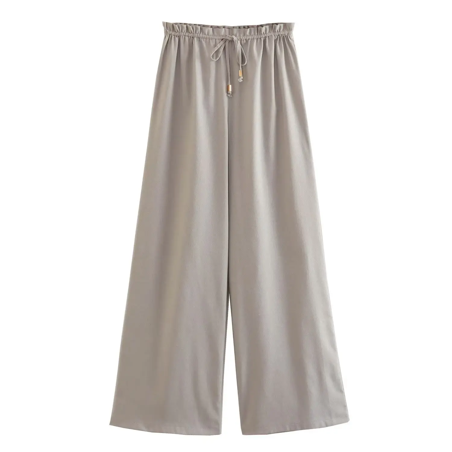 Рисунок 3 - Женские свободные льняные брюки с высокой талией