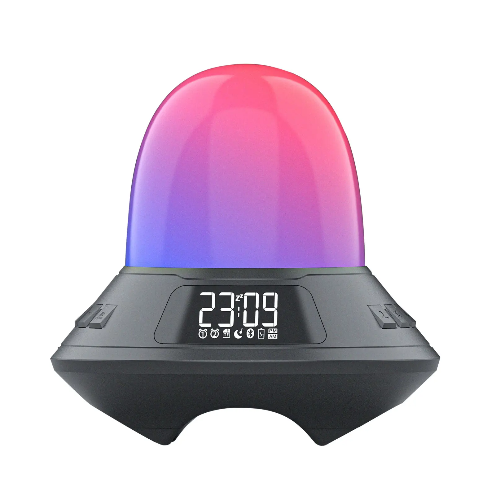 

Light up Alarm Clock Kids Digital Clock with Wake up Sound Function Gentle White Noise Sound Machine 10 Soothing Sound