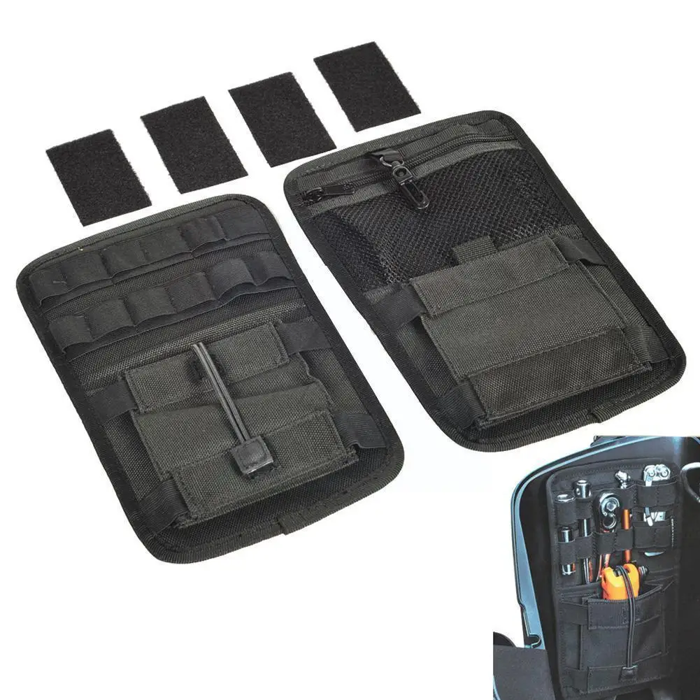 

Motorcycle 2pcs Saddlebag Organizer Hard Bags Storage For Touring Street Glide Electra Glide Dyna Sportster T3e0