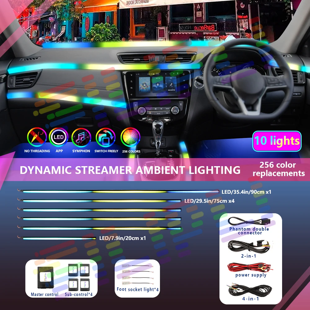 Подходит для 2011 Ford Mustang Winged Tiger sttisan Explorer Mondeo специальный цвет LEDRGB акриловая