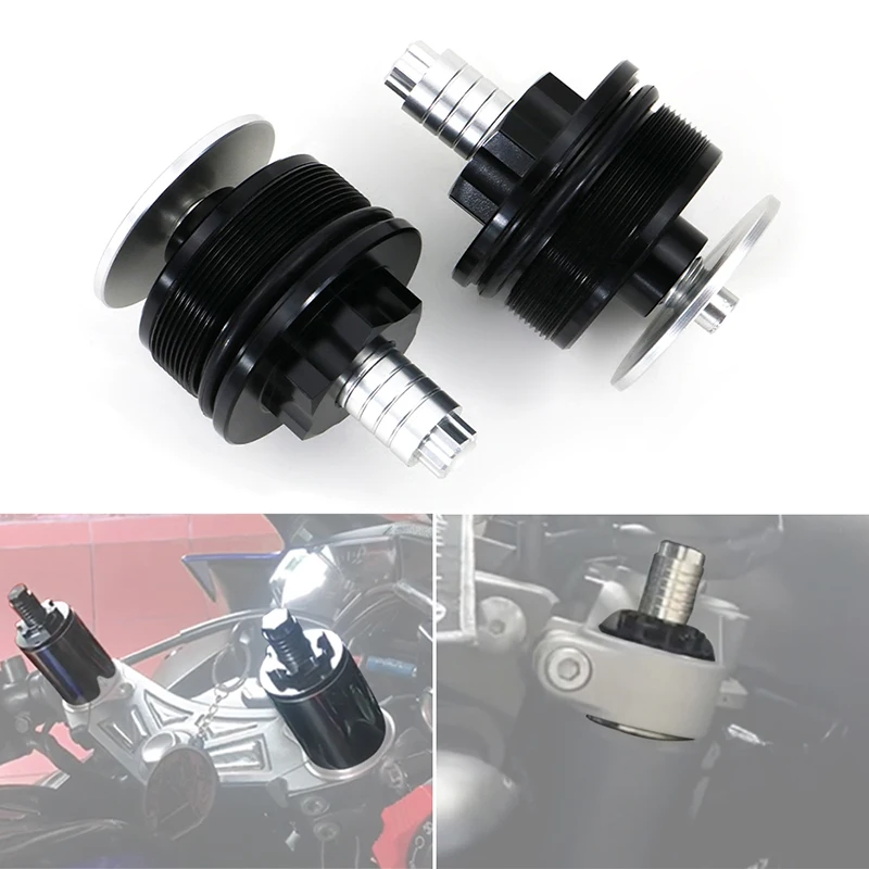 

Motorcycle CNC Fork Preload Adjusters Bolts Cap Fit For Honda XL1000V Varadero CBR600 F4I CBR1100XX CB1000F XRV750 Africa Twin