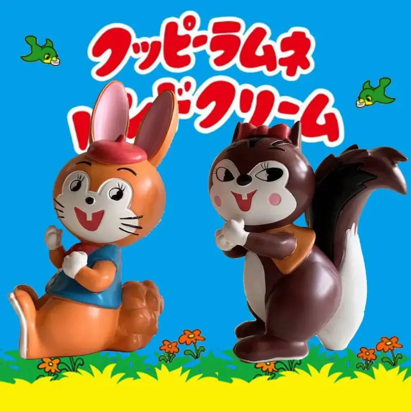 

Украшение из смолы в японском стиле «космический сахарный зайчик», мультяшная ретро-кукла-белка, милая кукла, коробка сюрпризов, игрушки дл...