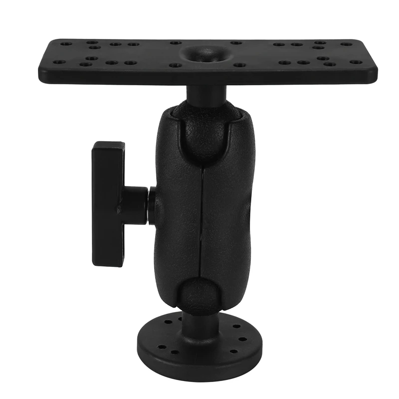 

Universal Marine Kayka Electronic Fish Finder Mount Fishfinder Plate Rotating Boat Supporter