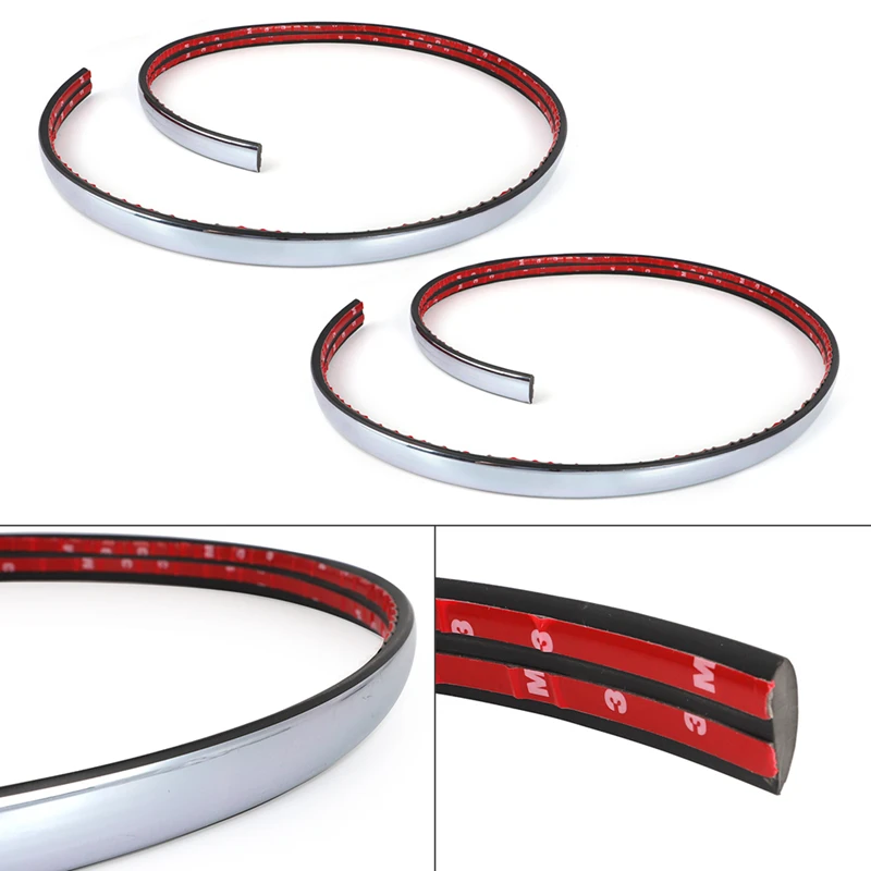 Молдинги заднего бампера автомобиля самоклеящаяся накладка левая и правая