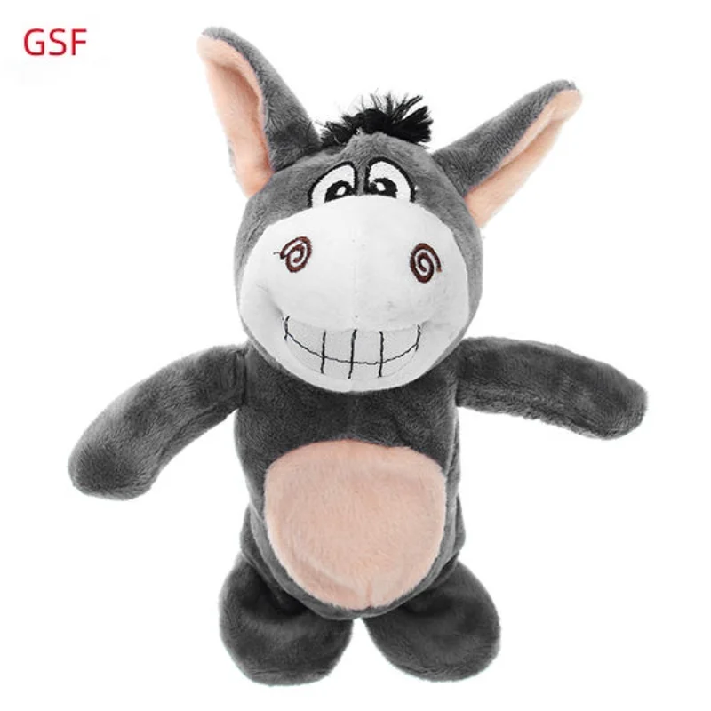 

Talking Donkey 20CM Electric Pets Plush Recording Electronic Donkey Plush Toy Smart Walking Toys Cute Speak Music and Walk Dolls