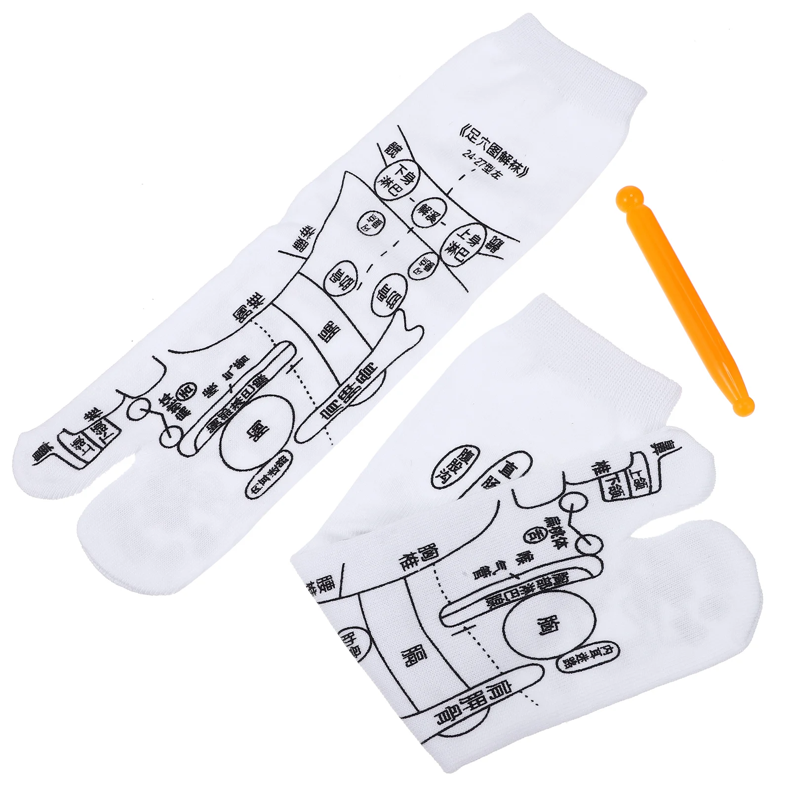 Носки для педикюра массаж ног точечный пар рефлексология и инструменты