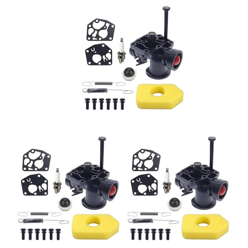 Карбюратор 3X 795477 691859 692211 пружина регулятора 698369 воздушный фильтр ДЛЯ Briggs &amp Stratton