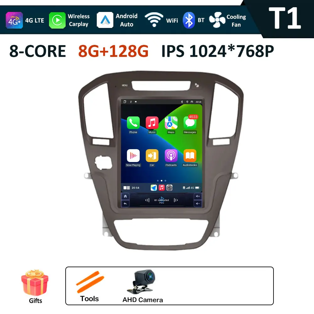 

Автомобильный мультимедийный радио-видеоплеер WIFI для Opel Insignia Buick Regal 2009 2010 2011 2012-2013, аксессуары для сенсорного экрана IPS BT