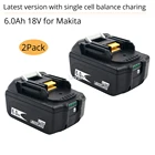 Аккумулятор для электроинструментов Makita 18 в, 6 Ач, 6000 мАч, BL1860, Bl1850, BL1840, BL1830