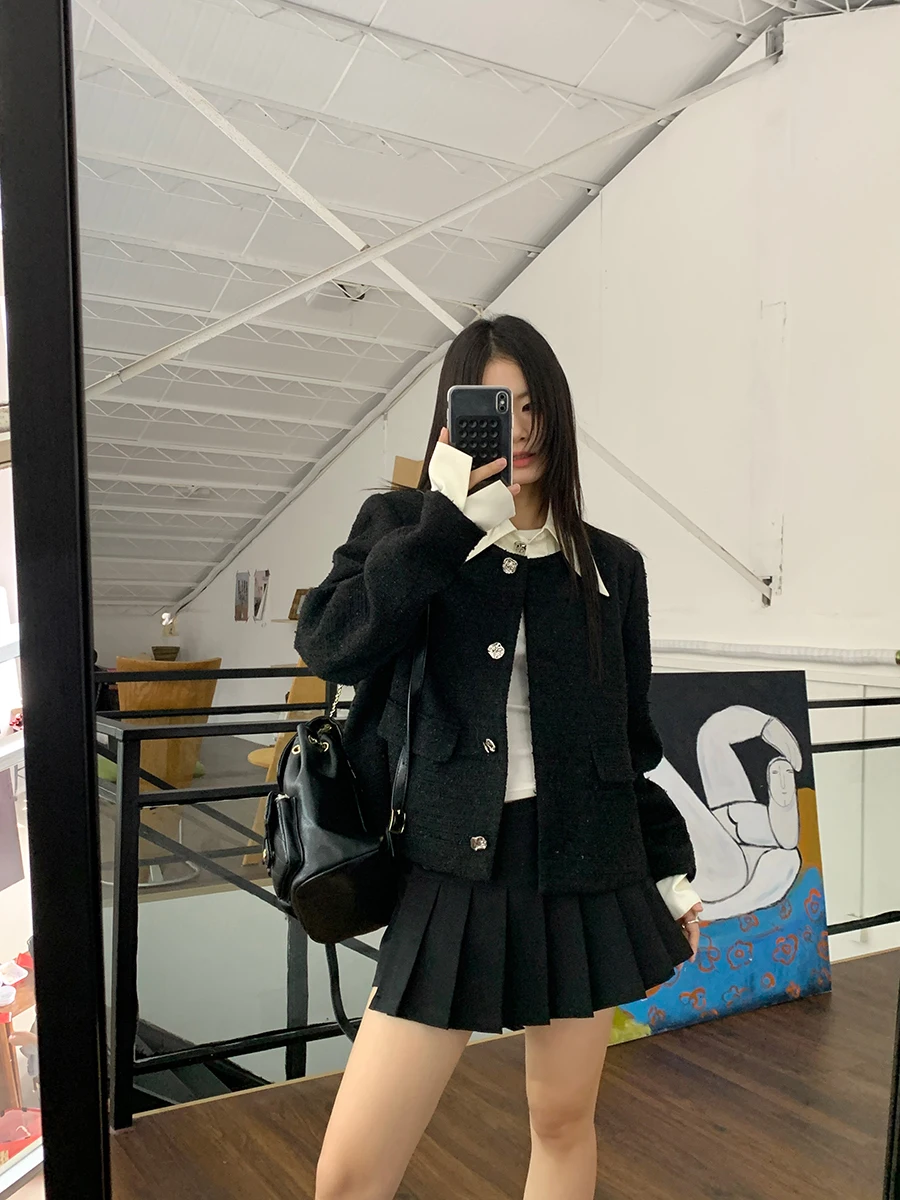 Xiaoxian Ni Zi Изящная верхняя одежда для женщин 2024 осень и зима новый искусственный