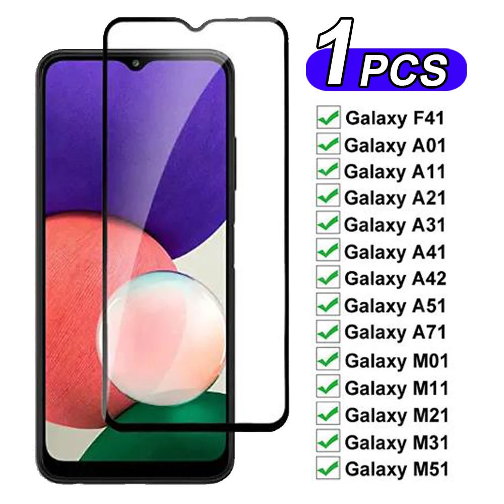 

Tempered Glass For Samsung Galaxy F41 A42 M51 M31 M21 M11 Screen Protector A01 A11 A21 A31 A41 A51 A71 Protective Film Glas