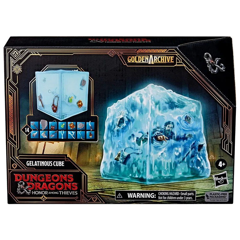 

Подземелья и Драконы Hasbro, коллекционная игрушка-модель золотого архива, гелеобразный куб, 7,8 дюйма