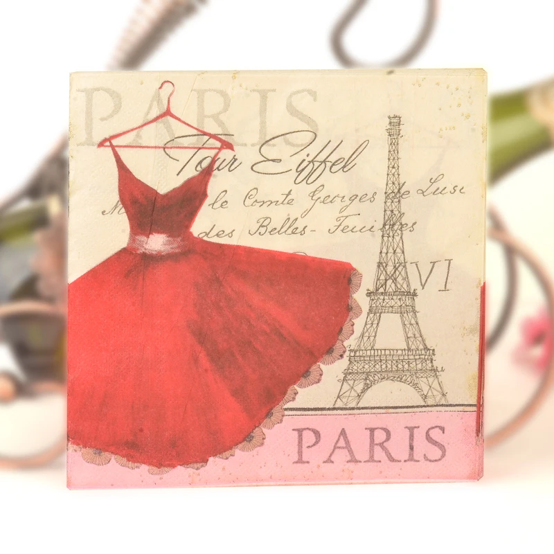 

Салфетки Kleenex бумажные с принтом Эйфелевой башни, 20 шт.