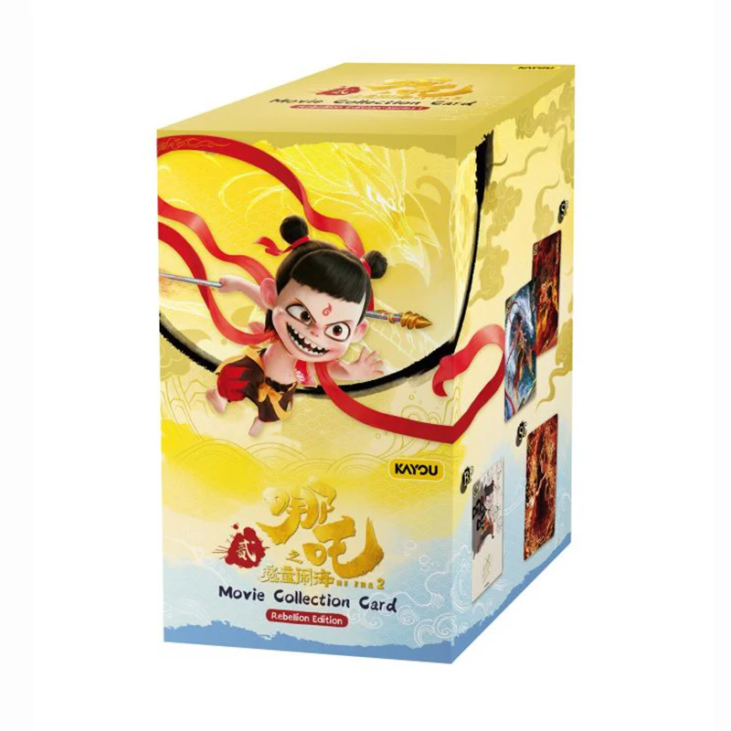 Фото Официальная коллекционная карточная игра Kayou Nezha 2-Movie Collection Card Rebellion Edition, английская версия, игрушка для мальчиков, подарок на день рождения №2