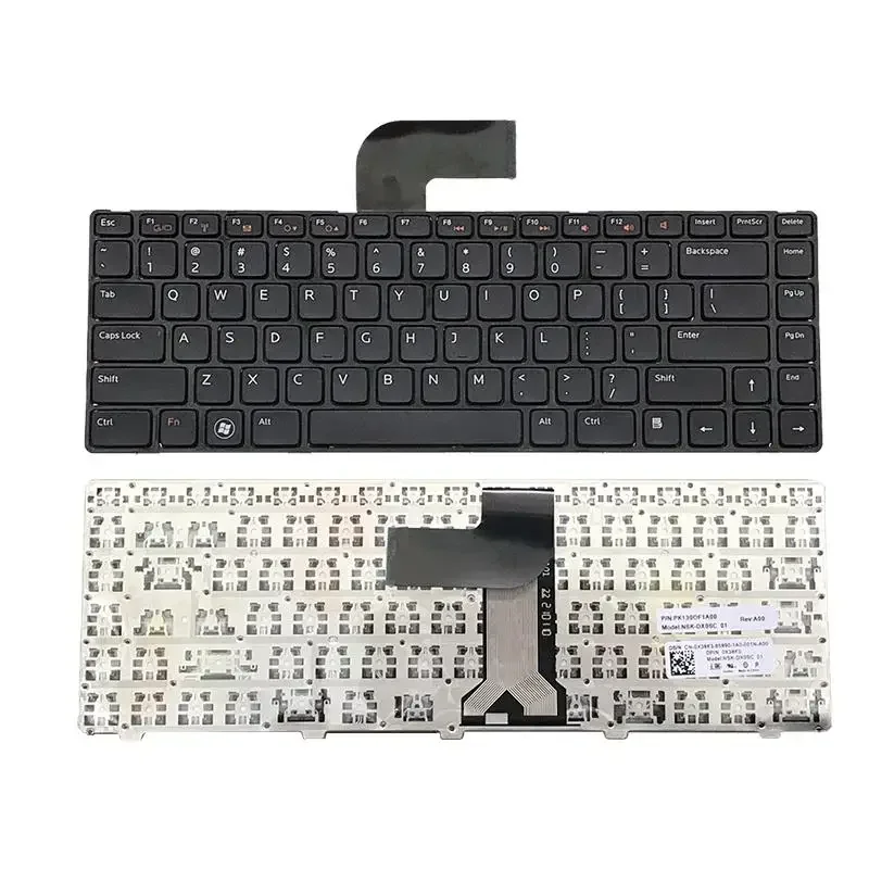 Замена клавиатуры ноутбука для Dell N4120 N5040 3420 14vr 7420 P22g M421r