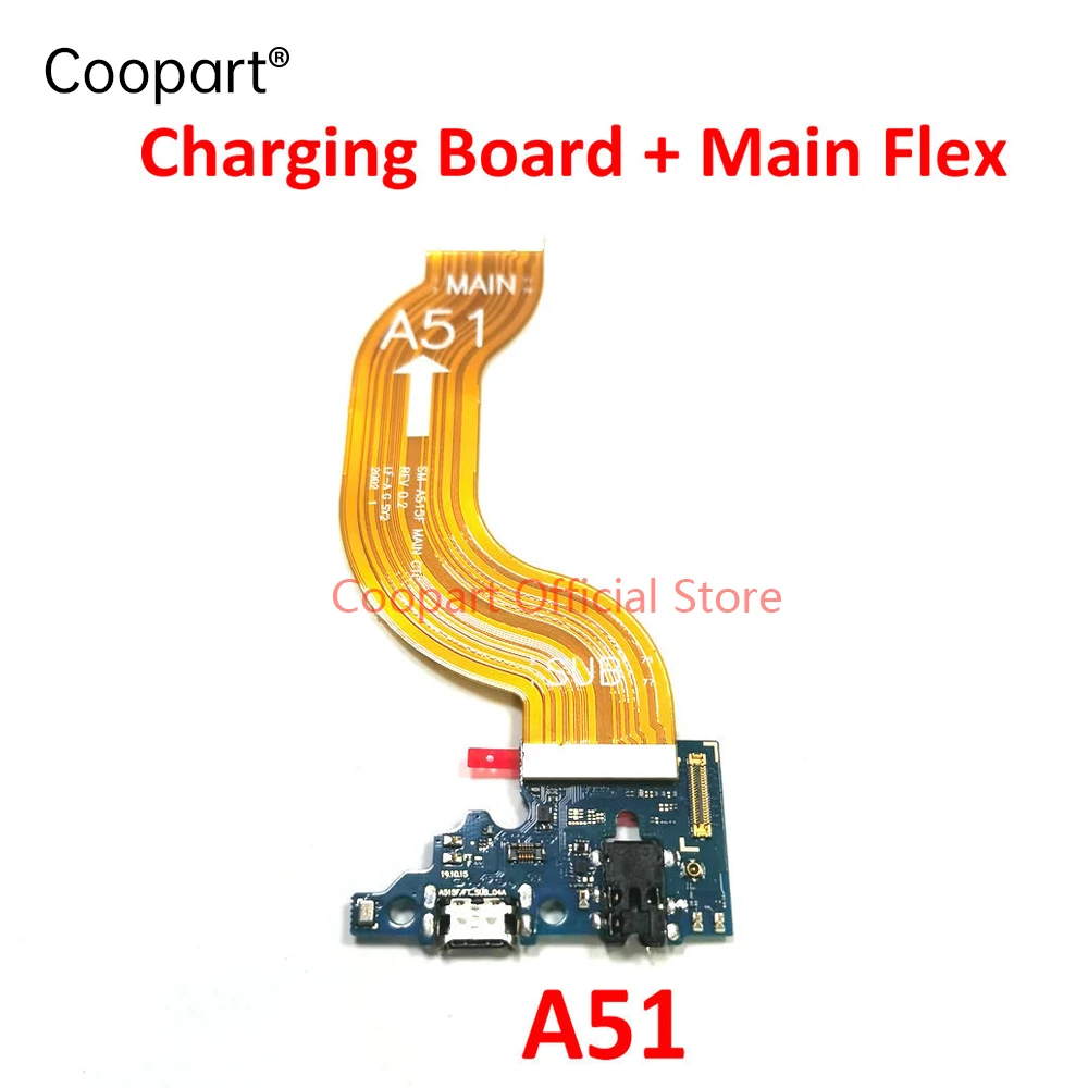 

USB Charging Dock Port Board Connector Main Motherboard Flex Cable For Samsung Galaxy A51 A515 A515F