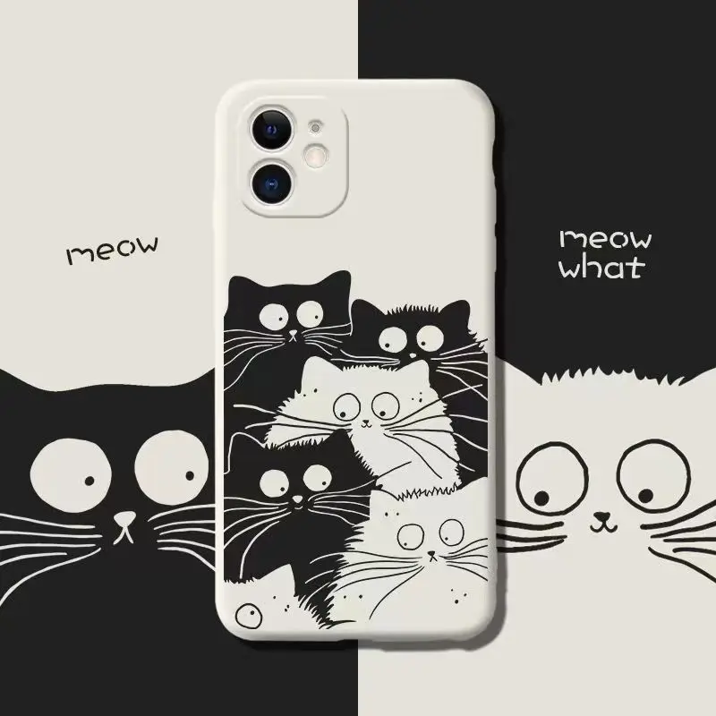 

Cute Cats Silicon Case For Huawei P10 Plus P20 P30 P40 Mate 9 10 20 30 40 Nova 3 3i 3e 4 4e 5 5i 6 5G SE 8 Pro Phone Cover Case