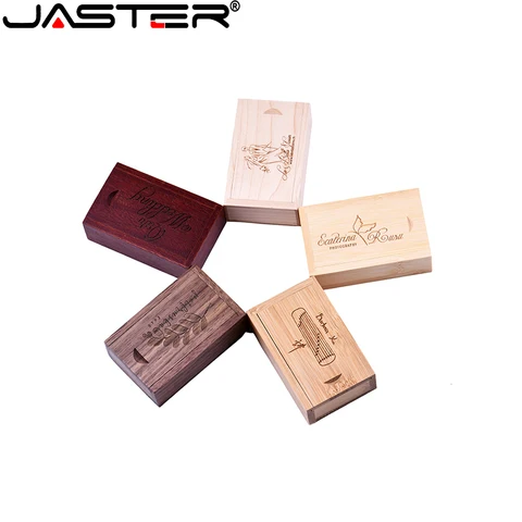 50 шт./лот, деревянные флэш-накопители USB 2,0, 128 ГБ, 64 ГБ, высокоскоростной флэш-накопитель, бесплатный индивидуальный логотип, флэш-накопитель 32 ГБ, подарок, USB-накопитель